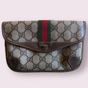 Vintage Gucci Sherry Line Clutch / Pouch